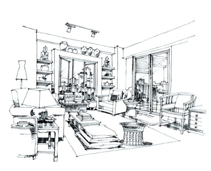 印象手繪 室內(nèi)設(shè)計(jì)手繪教程 室內(nèi)裝潢入門(mén)指南