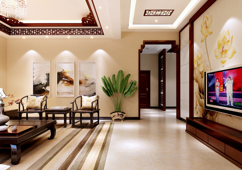 新中國(guó)風(fēng)素雅室內(nèi)裝飾 傳統(tǒng)與現(xiàn)代的完美交融